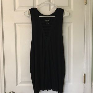 American Eagle Flowy Long Tank Top